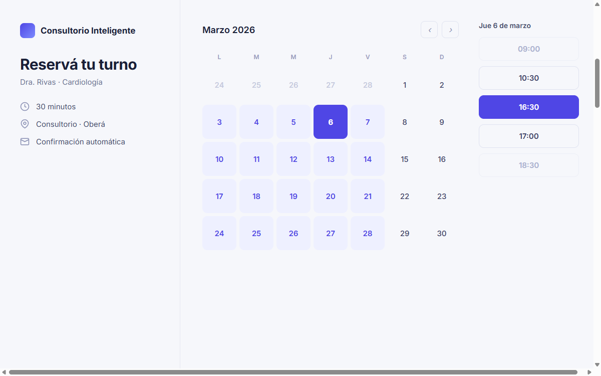 Agenda de turnos online